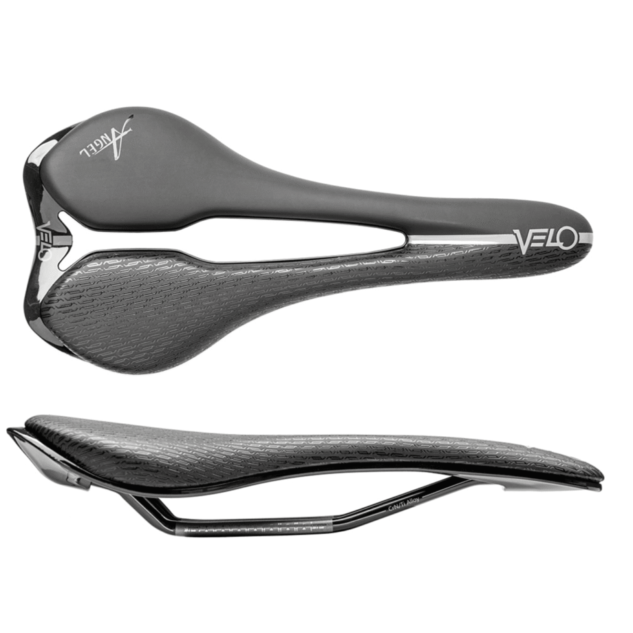 055103 Asiento Velo Angel Fly Rieles Ti / Aluminio 128Mm