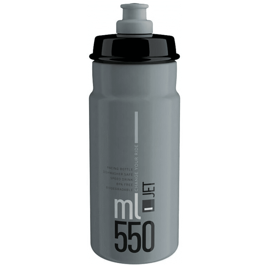 602371 Ánfora Elite Jet Gris Logo 550Ml