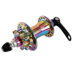 Bocina Delantera Mtb 36H Eje Pasante 15Mm X-Race C/Convertidor+Eje de Aguja Tornasol