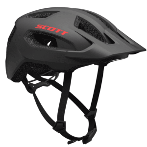 Casco Scott Supra Gris Rojo Mate