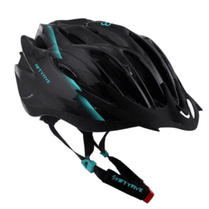 Casco Fiftyfive Levity C/Visera Negro/Celeste T/M