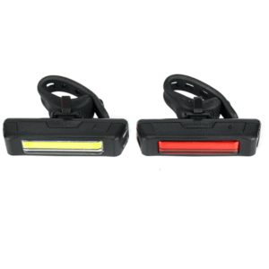 Luz Delantera y Trasera Recargable Usb Jy-6025F+Jy-6025T Led 130 Lumens y Roja 65 Lumens Fifty Five