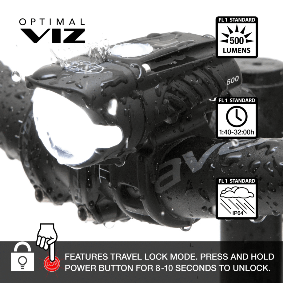 Foco Nite Rider Combo Swift™ 500 Lumens y Vmax+™ 150 Lumens