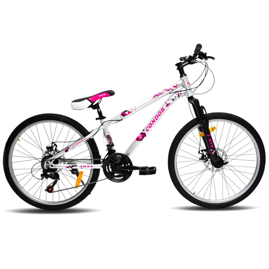 Bicicleta 24 Mtb Condor Mujer Negra Fucsia 2025