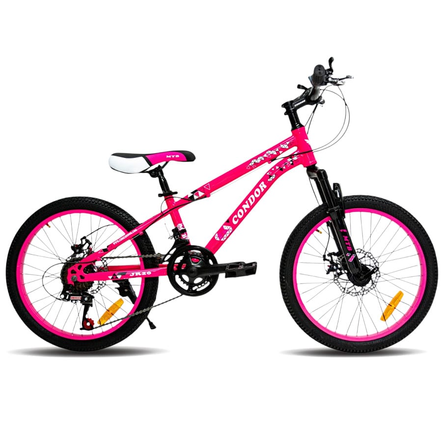 Bicicleta 24 Mtb Condor Mujer Fucsia Blanco 2025