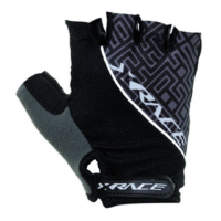 BA04802-107 Guante X-Race Corto -M- Negro/Blanco