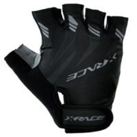 BA04802-378 Guantes X-Race con Gel Dedo Corto Ai-8096 Negro/Gris M