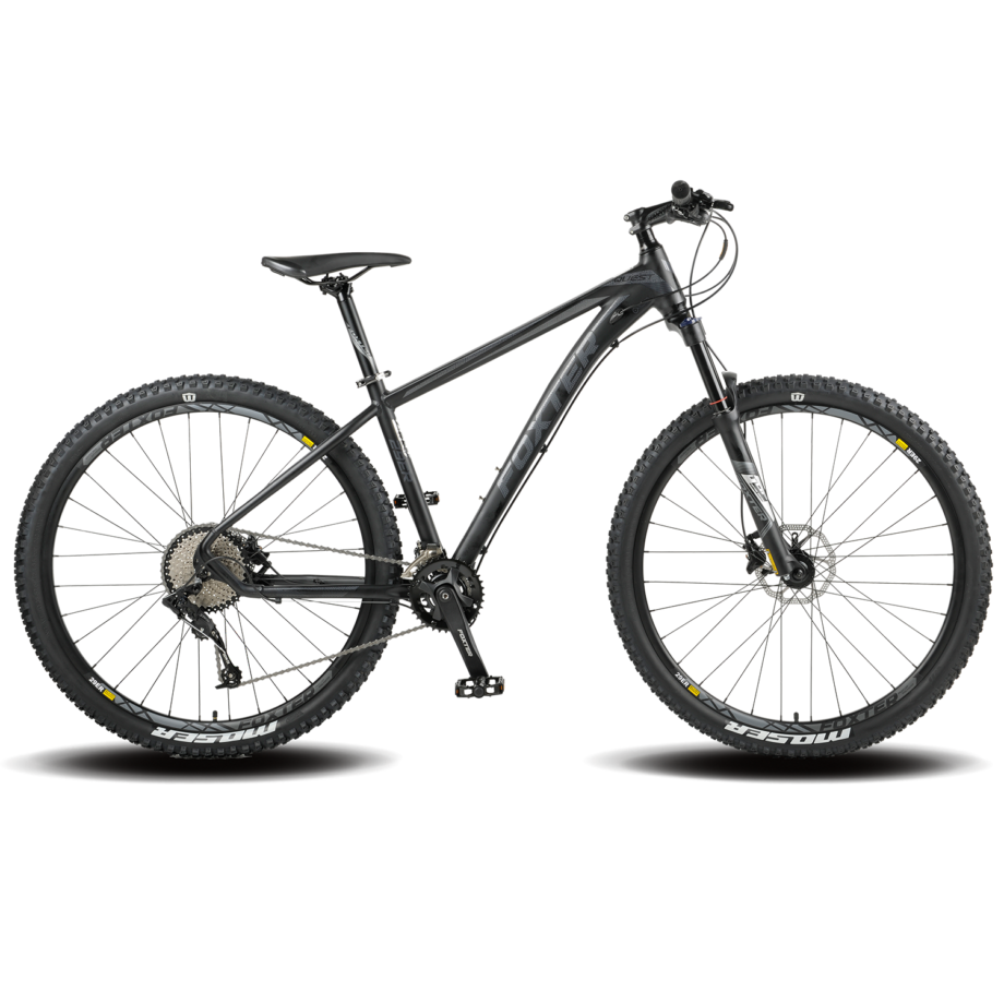 Bicicleta Mtb Foxter Quest 10V Frenos Hidráulicos H. Bloqueo 29 17Negro/Gris