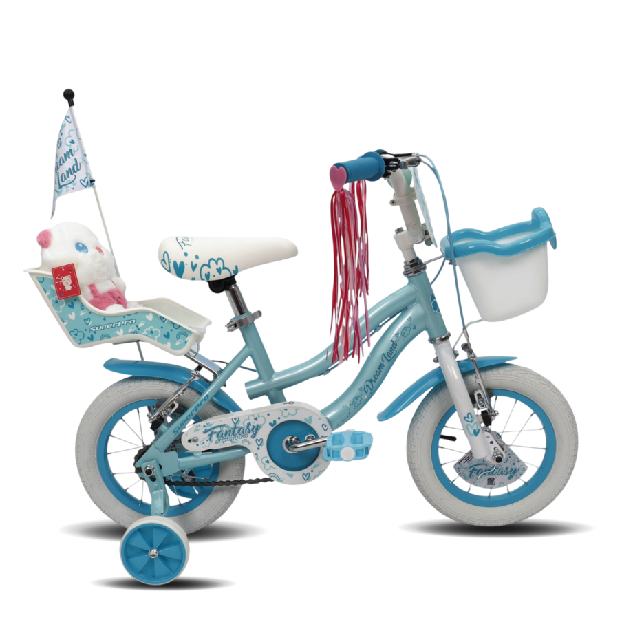 Bicicleta 16 Infantil Fantasy Mujer Turquesa/Fucsia 2025