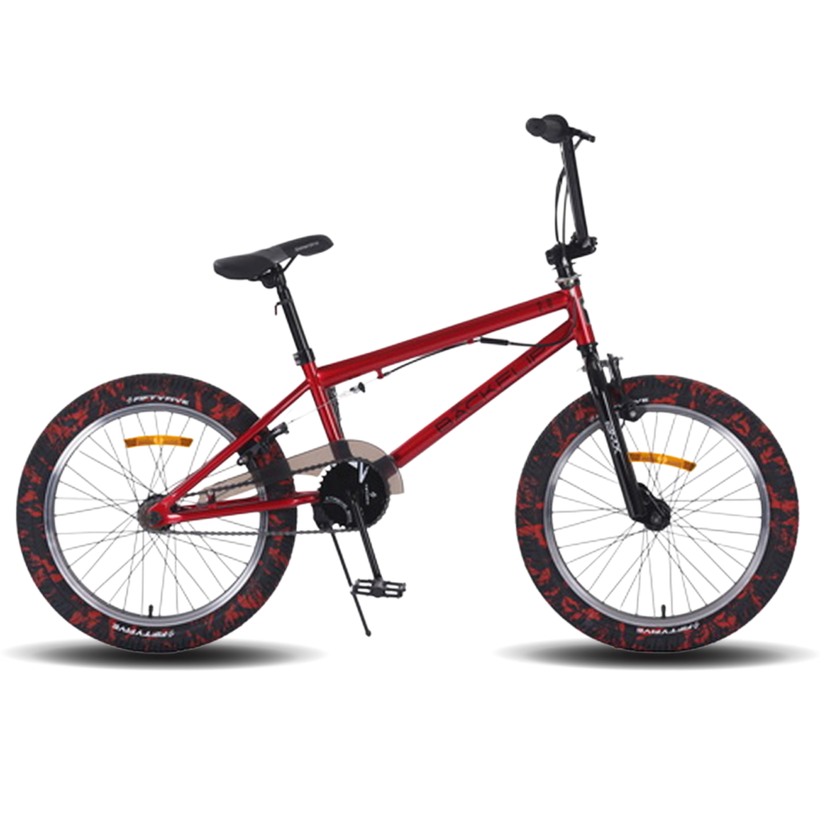 Bicicleta 20 Bmx Super Pro Backflip 2.0 Rojo/Negro 2025