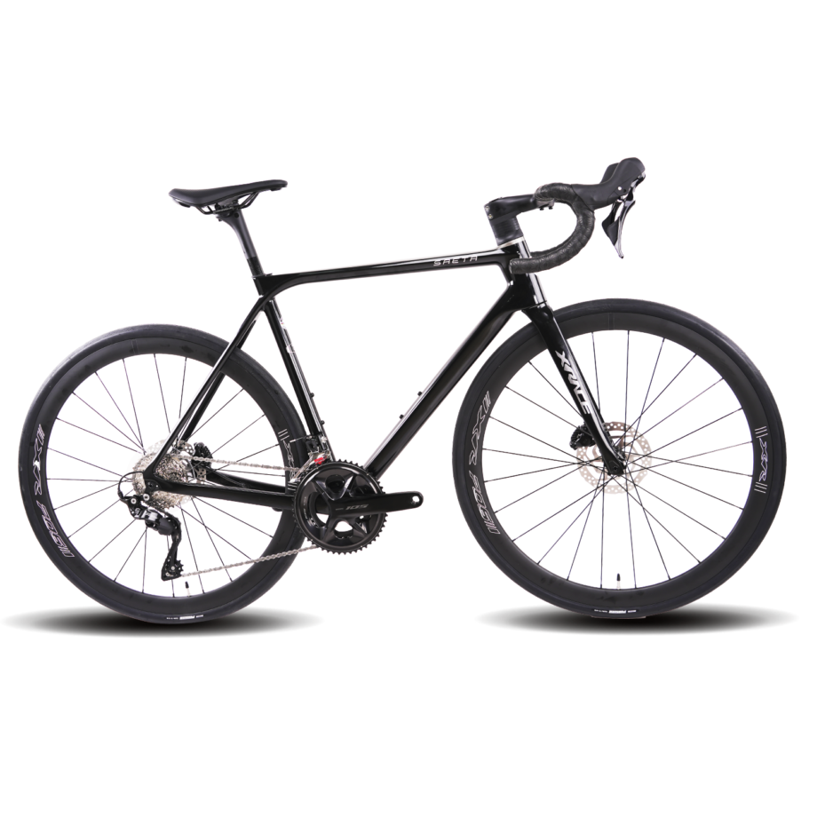 BI57071-033 Bicicleta Ruta X-Race Saeta Carbon Shimano 105 2X12 Disco LNegra
