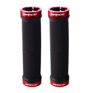 BR04526-101 Puños Mtb X-Race Aqua Hl-G240 Negro Anillo Rojo C/Blister