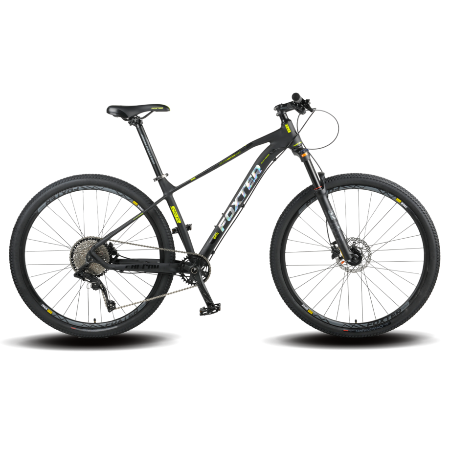 BS22951-252 Bicicleta 29 Foxter Falcon 11v Frenos Hidráulicos Negra/Amarilla