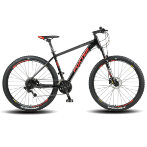 BS22951-342 Bicicleta Mtb Foxter Evans 17 3X9 Frenos Hidráulicos 29Er (Negra/Roja)
