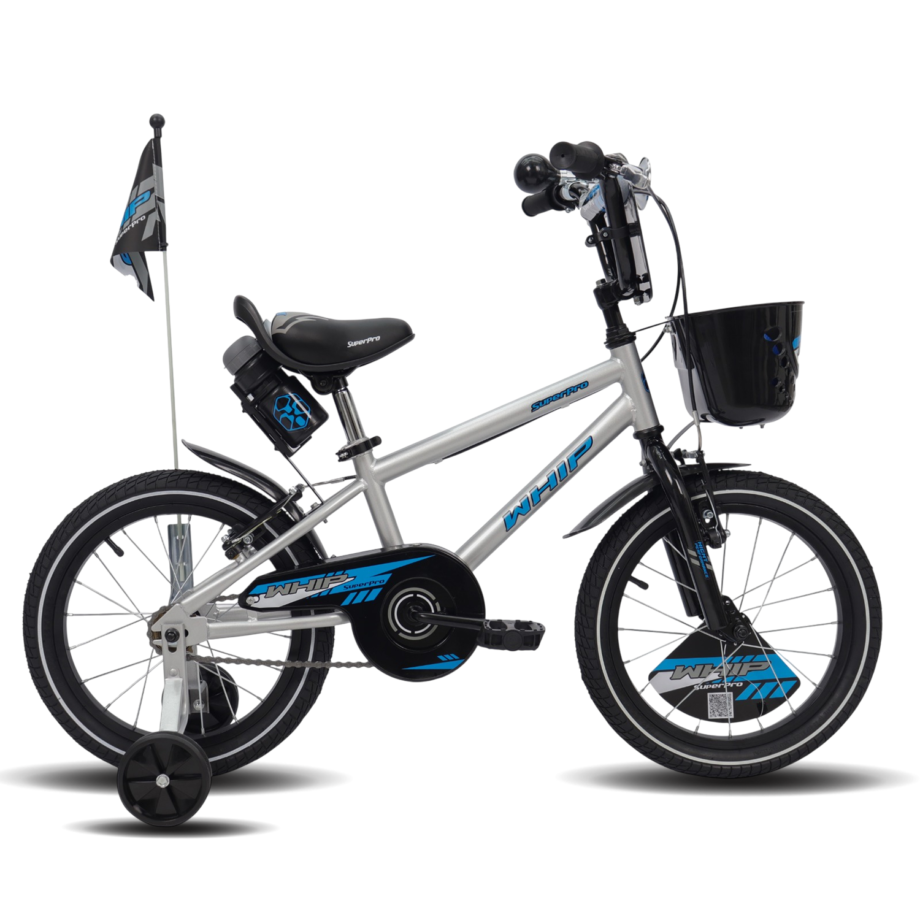 BS31600-038 Bicicleta 16 Infantil Whip Super Rpro Gris/Azul