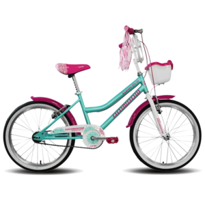 Bicicleta 20 Infantil Rainbow Mujer Menta/Blanco