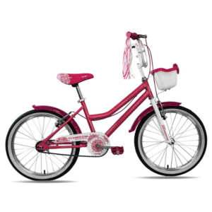 Bicicleta 20 Infantil Rainbow Mujer Fucsia/Blanco