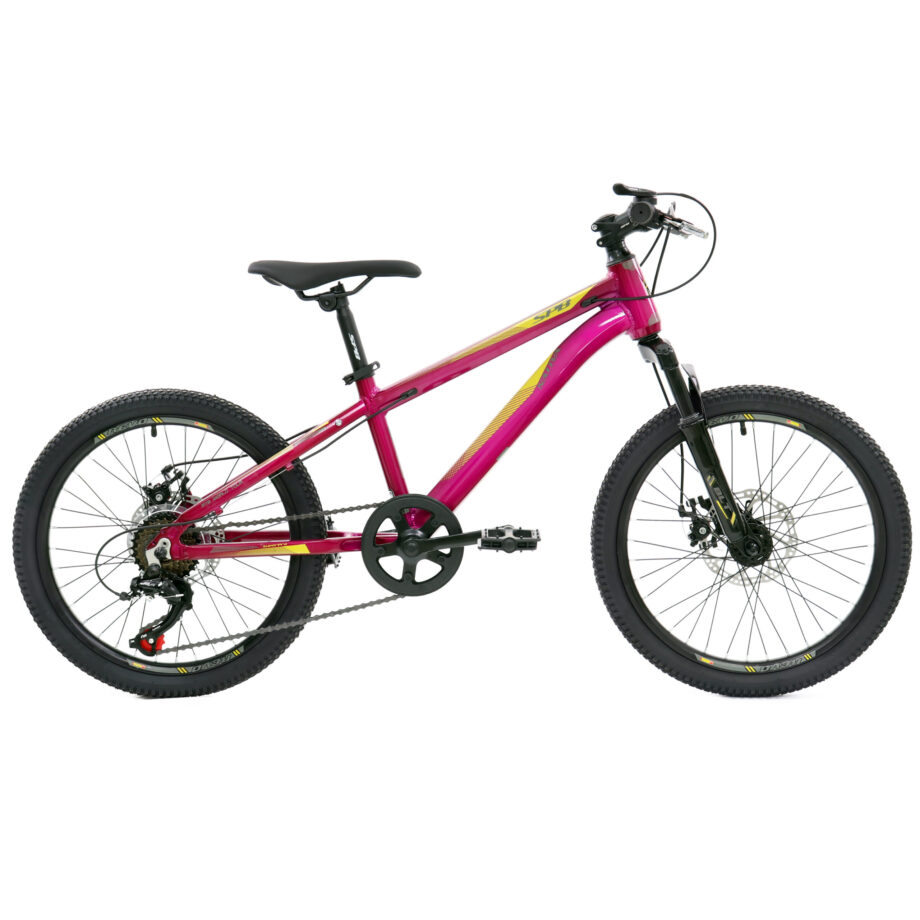 Bicicleta 20 Mtb Nativa Mujer Morado/Amarillo
