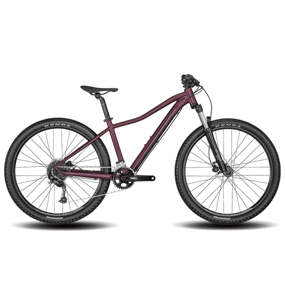 Bicicleta 27.5 Scott Contessa Active 40 Aluminio Shimano Deore FC-M510T 12V. H. Sr suntour XCT30 Morado XS