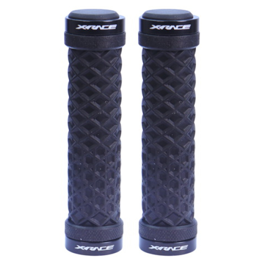 Puños MTB Xrace Waffle Negro C/Anillo