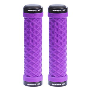 Puños MTB Xrace Waffle Morado C/Anillo
