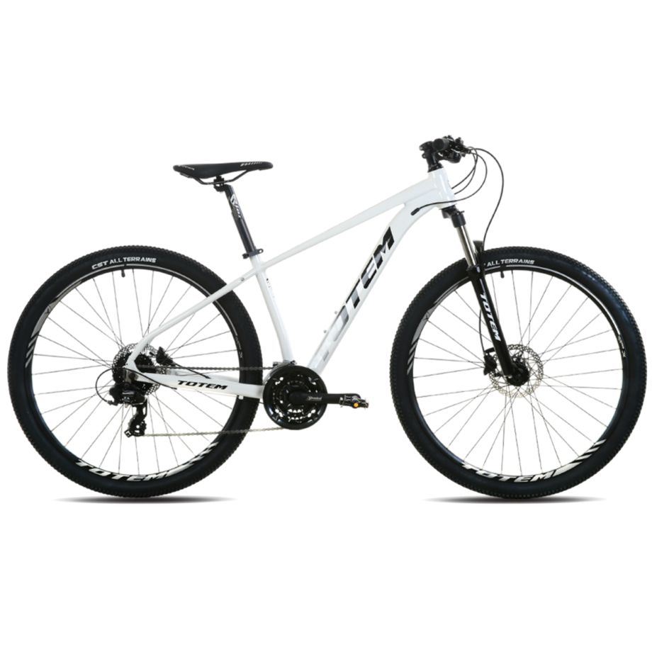 Bicicleta Totem T8 8V. Shimano Tourney H. C/Bloqueo 29er Blanca