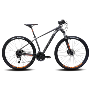 Bicicleta 29 Totem T9 9V Altus Frenos Hidráulicos H.Bloqueo Remoto 18 Negro/G/Naranja