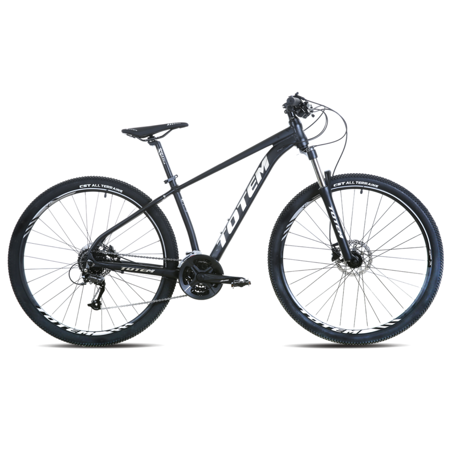 Bicicleta 29 Totem T9 9V Altus Frenos Hidráulicos H. Bloqueo Remoto Gris/Blanca